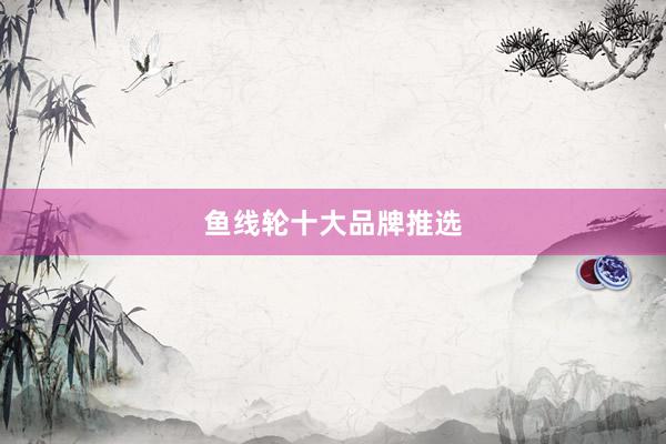 鱼线轮十大品牌推选